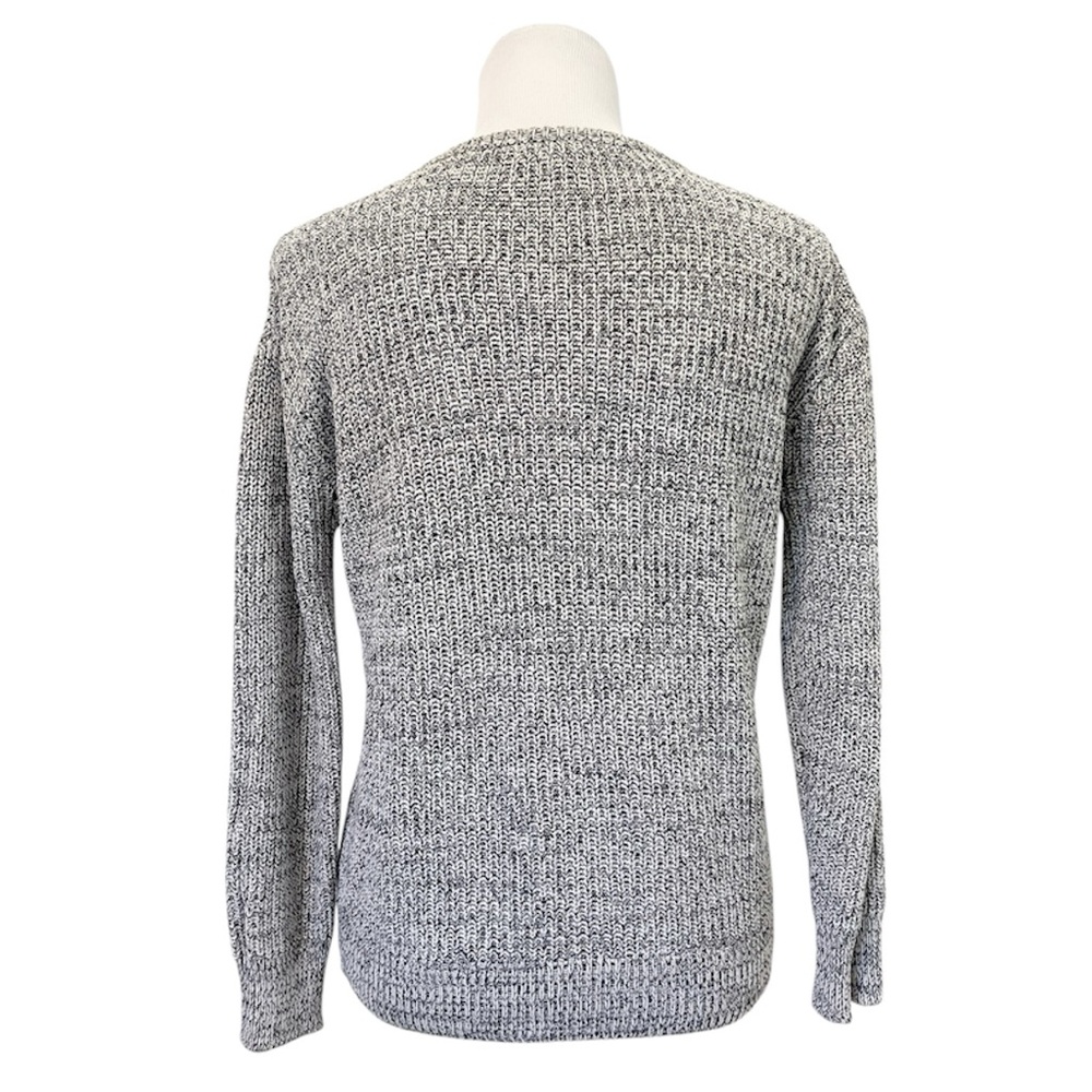 2x 100% Cotton Ribbed Knit Fisherman Sweater | Black/White, Cream/Black | F21 - Picture 13 of 16